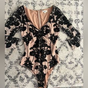 For Love and Lemons mesh bodysuit